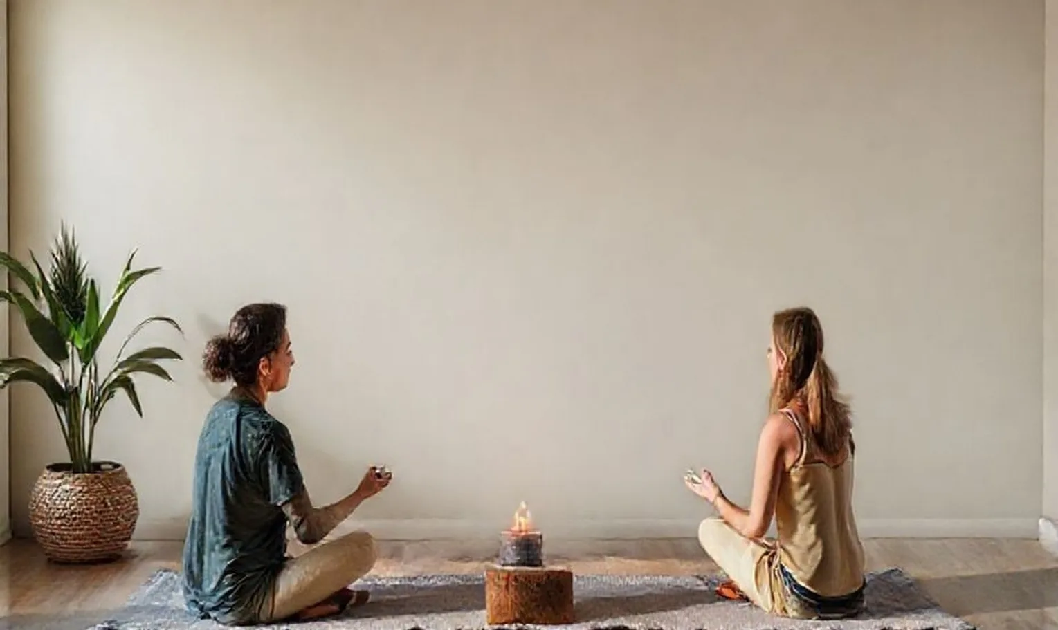 Peaceful coaching session in calm environment